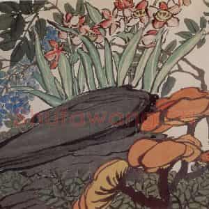 清代 赵之谦《花卉册》国画花鸟作品图片鉴赏
