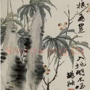 清代 赵之谦《花卉屏》国画花鸟作品图片鉴赏