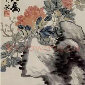 清代 赵之谦《花卉屏》国画花鸟作品图片鉴赏
