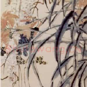 清代 赵之谦《花卉四条屏》国画花鸟作品图片鉴赏