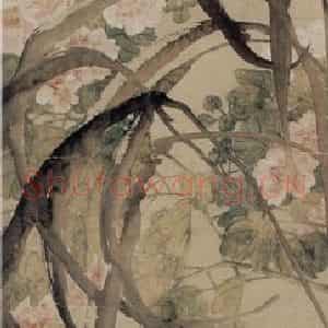 清代 赵之谦《秋花图》国画花鸟作品图片鉴赏