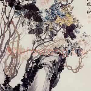 清代 赵之谦《天香图》国画花鸟作品图片鉴赏