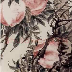清代 赵之谦《五桃图》国画花鸟作品图片鉴赏