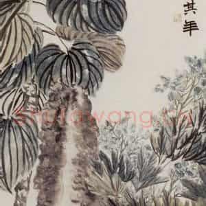 清代 赵之谦《花卉屏》国画花鸟作品图片鉴赏