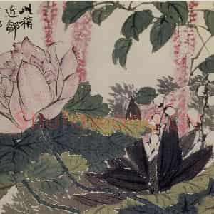 清代 赵之谦《花卉册》国画花鸟作品图片鉴赏