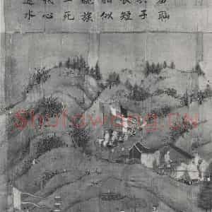 南宋 李唐《文姬归汉图》国画人物作品图片鉴赏
