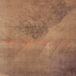 南宋 刘松年《秋山行旅图》国画作品图片鉴赏