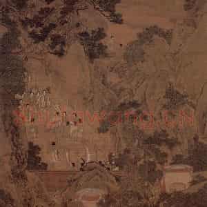 南宋 刘松年《瑶池献寿图》国画作品图片鉴赏