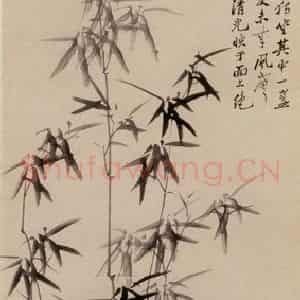 1765年 郑燮《竹》国画花鸟写意作品图片鉴赏