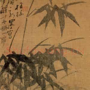 清代 郑燮《兰竹册》国画花鸟写意作品图片鉴赏