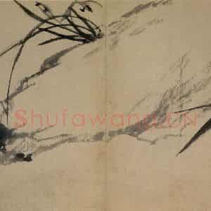 清代 郑燮《兰竹册》国画花鸟写意作品图片鉴赏