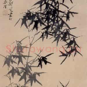 1753年 郑燮《竹》国画花鸟写意作品图片鉴赏
