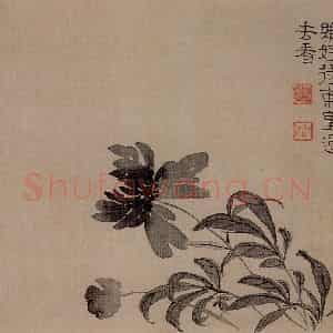 清代 汪士慎《花卉册》国画花鸟写意作品图片鉴赏
