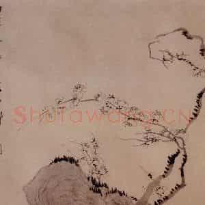 清代 汪士慎《梅花图》国画花鸟写意作品图片鉴赏