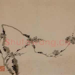 1742年 汪士慎《梅花册》国画花鸟写意作品图片鉴赏