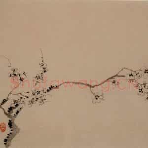 1742年 汪士慎《梅花册》国画花鸟写意作品图片鉴赏