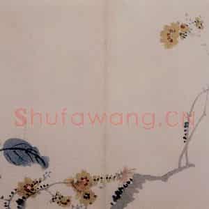 1742年 汪士慎《花卉册》国画花鸟写意作品图片鉴赏
