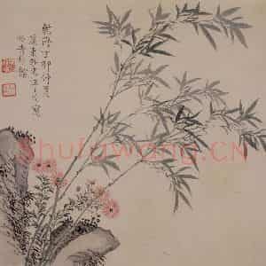 1747年 汪士慎《花卉册》国画花鸟写意作品图片鉴赏