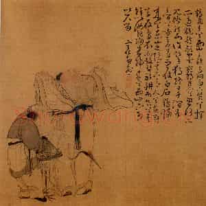 清代 黄慎《人物册》国画人物写意作品图片鉴赏