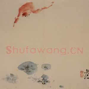 清代 黄慎《杂画册》国画花鸟写意作品图片鉴赏