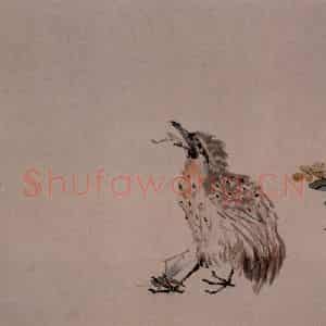 清代 黄慎《杂画册》国画花鸟写意作品图片鉴赏