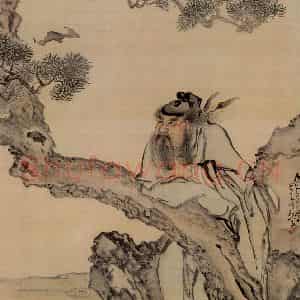 清代 黄慎《钟馗》国画人物写意作品图片鉴赏