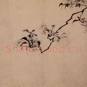 清代 黄慎《诗画册》国画花鸟写意作品图片鉴赏