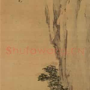 清代 黄慎《鹌鹑野菊图》国画花鸟写意作品图片鉴赏