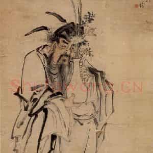 清代 黄慎《钟馗图》国画人物写意作品图片鉴赏