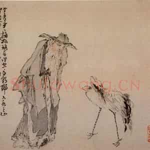 清代 黄慎《杂画册》国画综合写意作品图片鉴赏