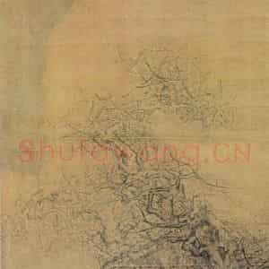 清代 黄慎《雪骑探梅图》国画山水写意作品图片鉴赏