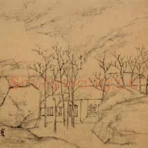 清代 李鳝《山水8开》国画山水作品图片鉴赏