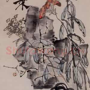 清代 李鳝《加官图》国画花鸟作品图片鉴赏