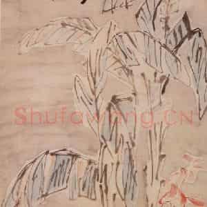 清代 李鳝《映雪》国画花鸟作品图片鉴赏