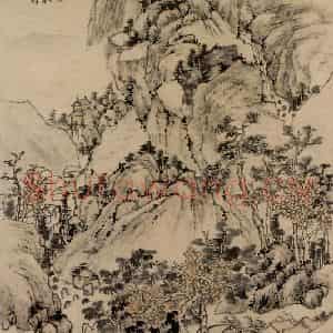 清代 李鳝《故园图》国画花鸟作品图片鉴赏