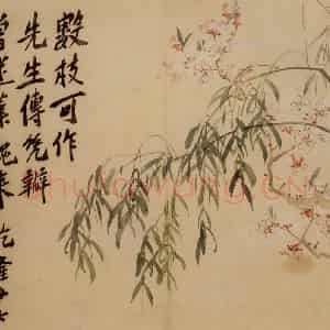 清代 李鳝《花卉册》国画花鸟作品图片鉴赏