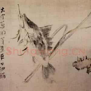清代 李鳝《蔬果花卉》国画花鸟作品图片鉴赏