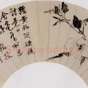 清代 李鳝《萱花》国画花鸟作品图片鉴赏
