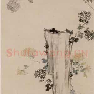 清代 李鳝《花卉四条屏》国画花鸟作品图片鉴赏