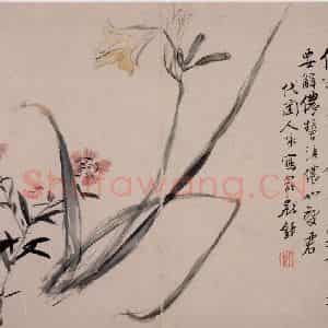 清代 李鳝《花卉10开》国画花鸟作品图片鉴赏