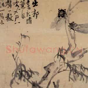 清代 李鳝《花鸟册4开》国画花鸟作品图片鉴赏