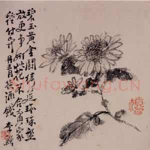 清代 李鳝《花果册12开》国画花鸟作品图片鉴赏