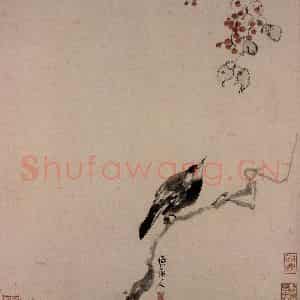 清代 李鳝《花卉册》国画花鸟作品图片鉴赏