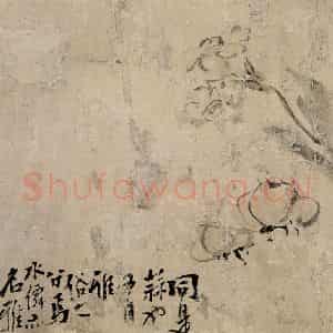 清代 李鳝《水仙》国画花鸟作品图片鉴赏