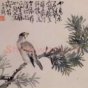 清代 李鳝《杂画册》国画花鸟作品图片鉴赏