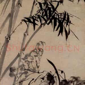 清代 李鳝《相对二君子》国画花鸟作品图片鉴赏