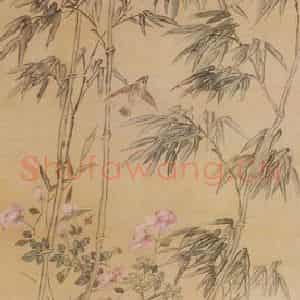 清代 李鳝《花鸟屏》国画花鸟作品图片鉴赏