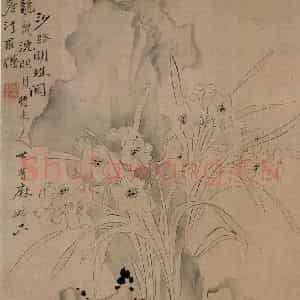 清代 华岩《花鸟草虫图》国画花鸟作品图片鉴赏