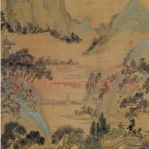 清代 华岩《寻春图》国画综合作品图片鉴赏