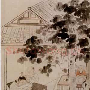 清代 华岩《村童闹学图》国画综合作品图片鉴赏